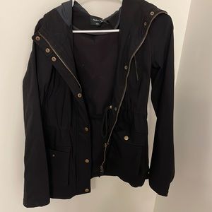 Black cargo jacket